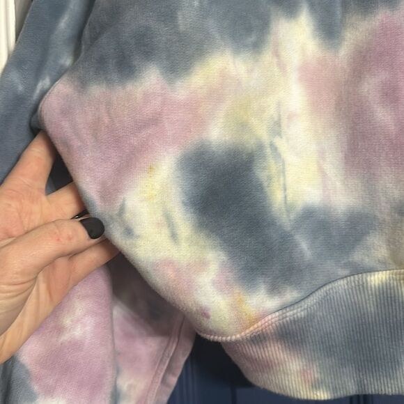 Spiritual Gangster‎ Tie Dye Mock Neck Cropped Sweatershirt Size M - Picture 3 of 5